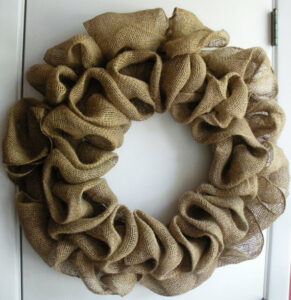 Burlap Wreath Tutorial All Things with Purpose Sarah Lemp 11