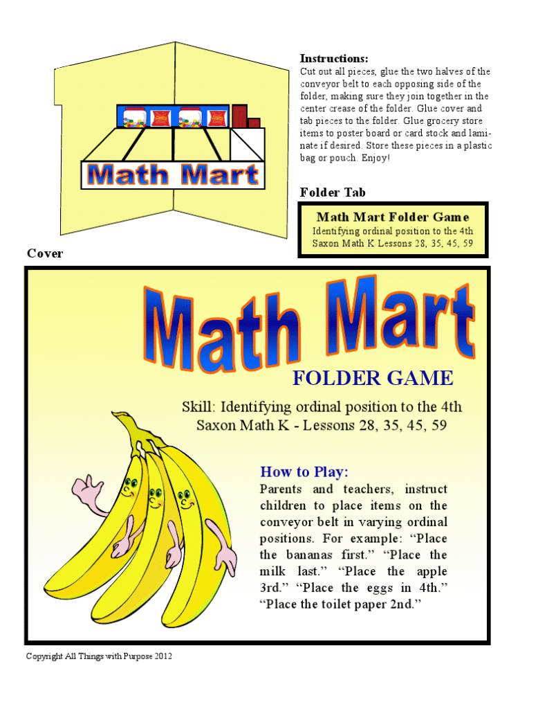 Math Mart Folder Game All Things with Purpose Sarah Lemp 1