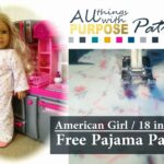 American Girl Doll PJ's {FREE} Pattern All Things with Purpose Julia Forshee 30