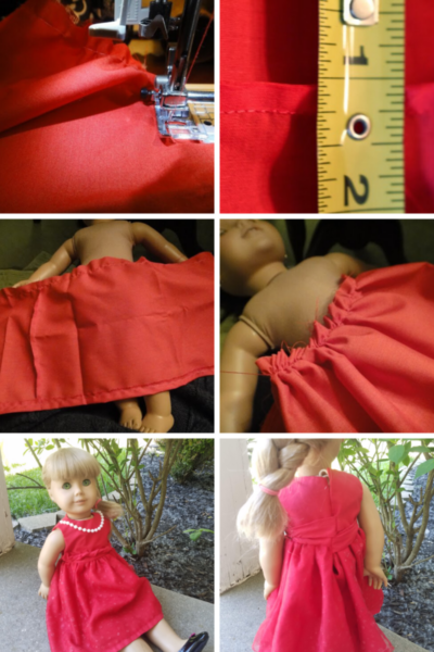 Free Basic Dress Pattern for American Girl and 18