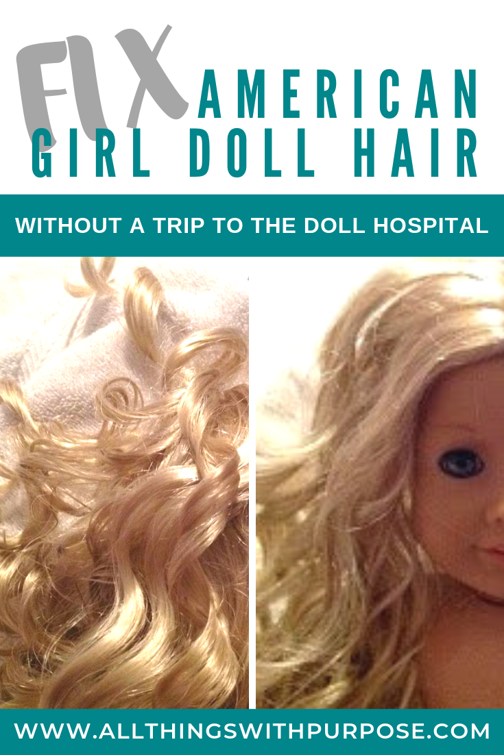Fix American Girl Doll Hair without a Trip to the Doll Hospital