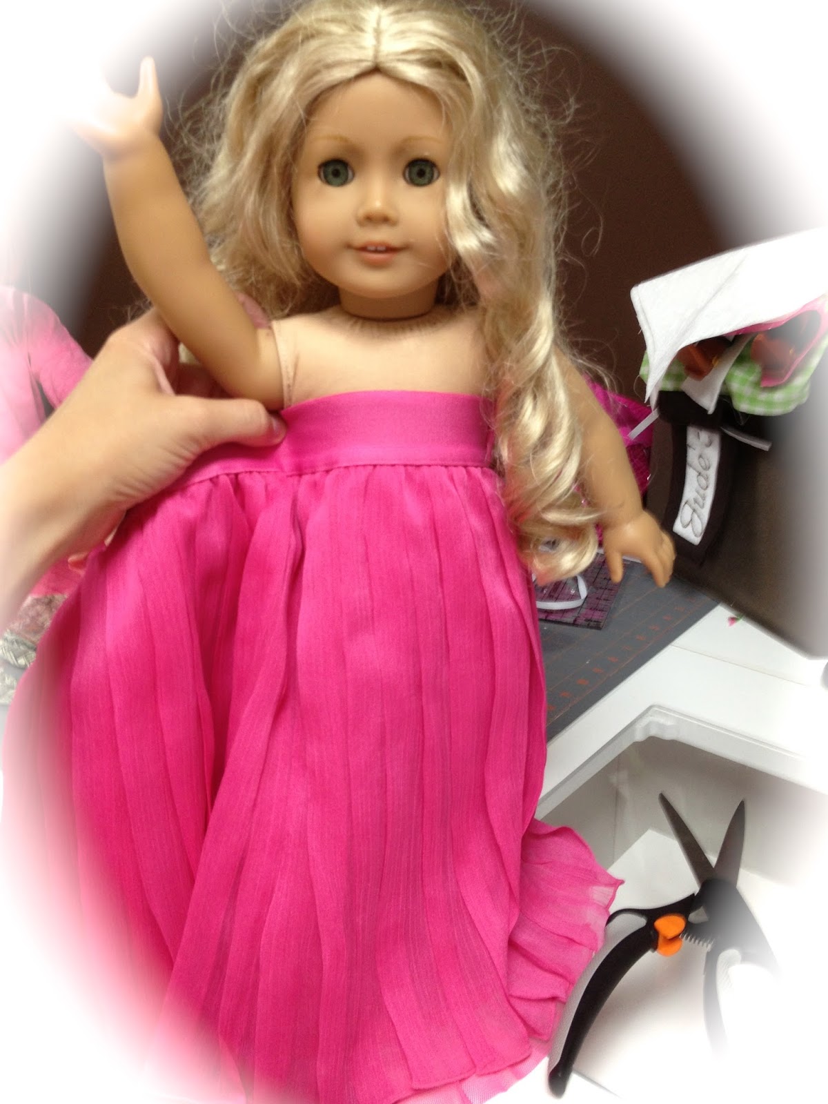 american girl doll ball gowns