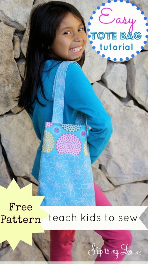 easy tote bag pattern and instructions