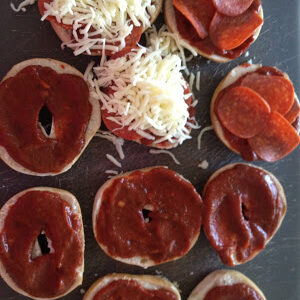 Use Leftovers for Easy Pizza Bagels All Things with Purpose Julia Forshee 4