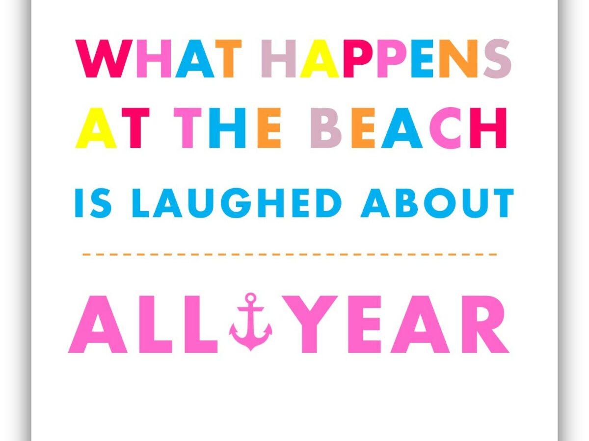Printable Beach Image