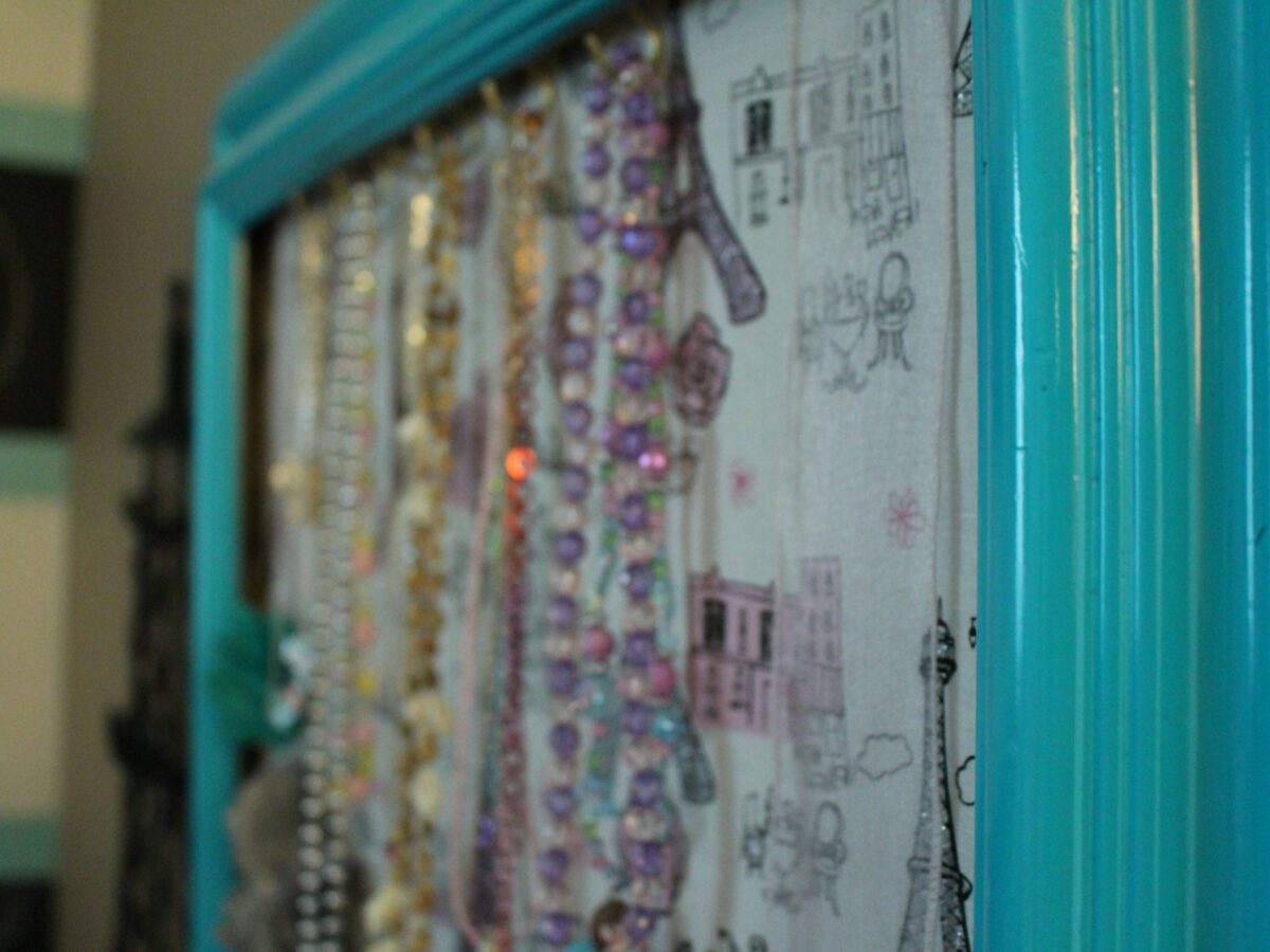 Picture Frame Jewelry Organizer