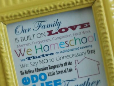 Homeschooling Family Printable 7