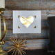 DIY Gold Leaf Heart