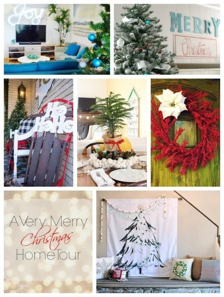 Monday Christmas Home Tour Collage