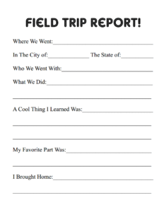 Field Trip Report