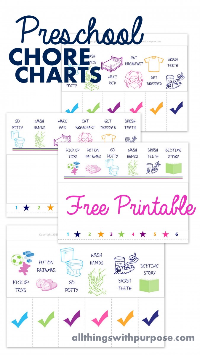 Preschool Morning Routine Chart