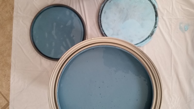 glidden: harbor and true turquoise 