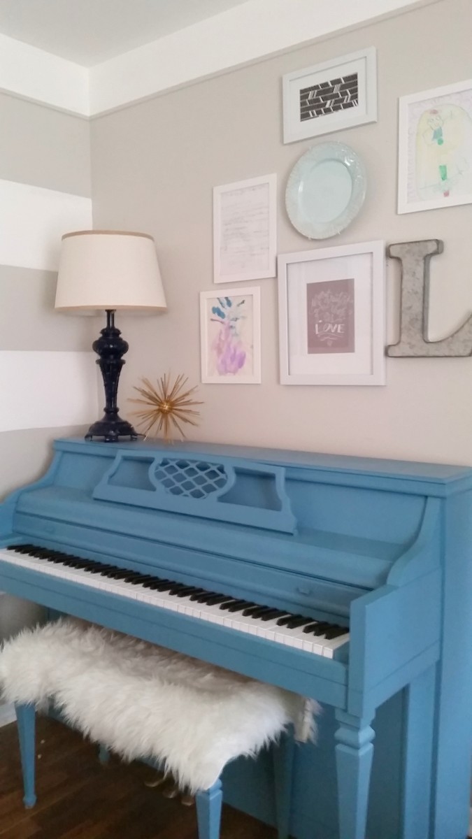 diy painted piano 