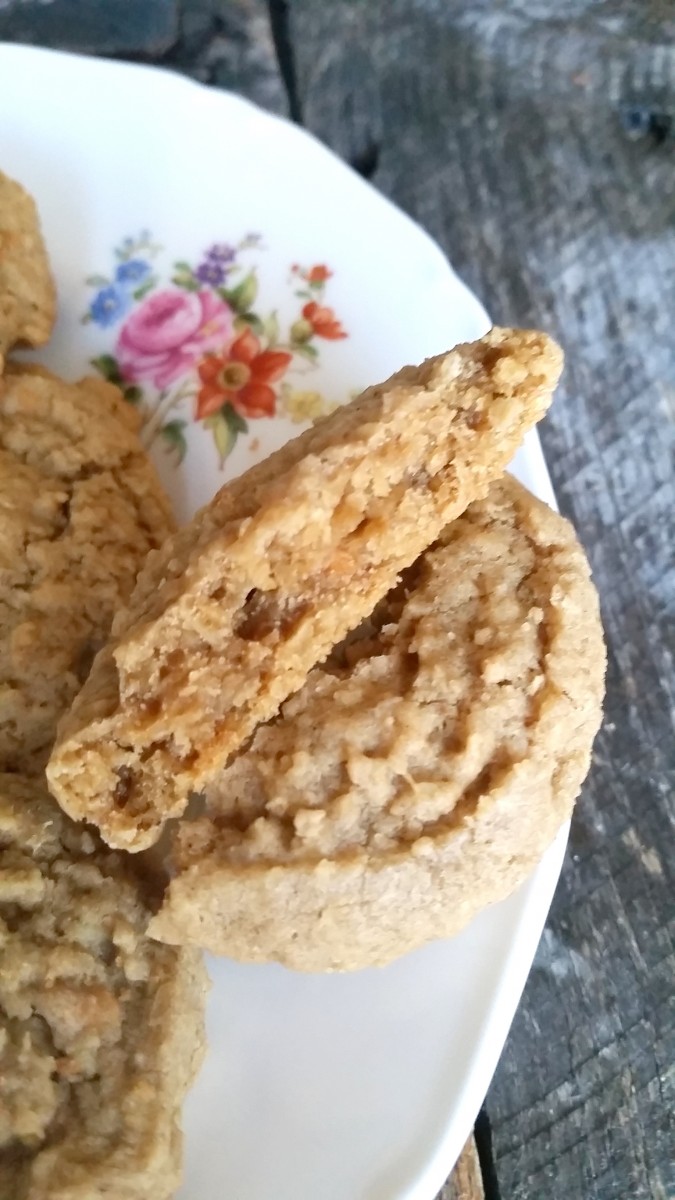 oatmeal scotchie (butterscotch) cookies