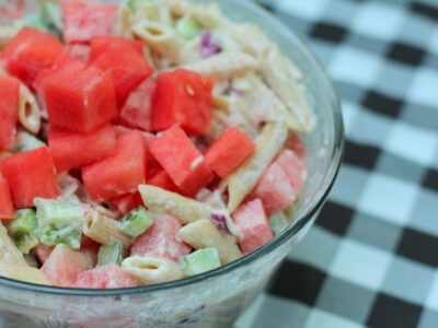 Watermelon Pasta Salad All Things with Purpose Sarah Lemp 2