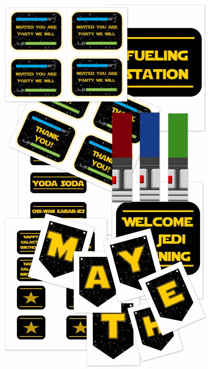 Star Wars Party Printables and Epic Ideas 5