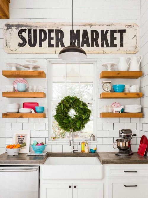 fixer upper joanna gaines farmhouse kitchen