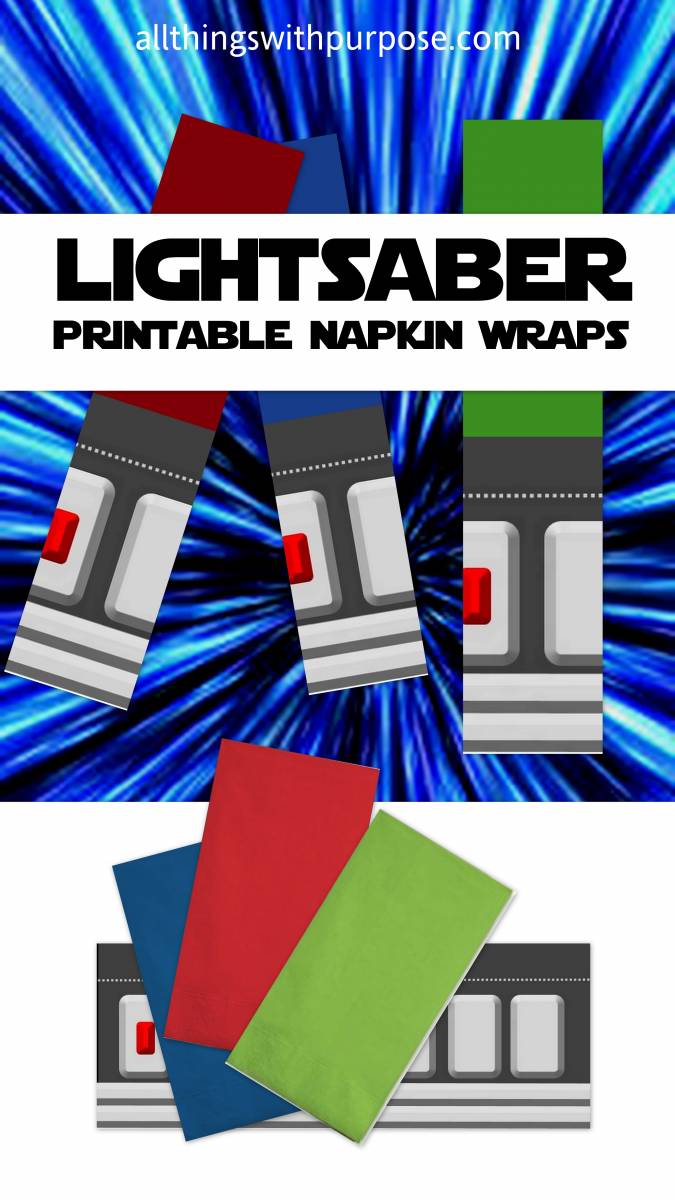 light saber napkins