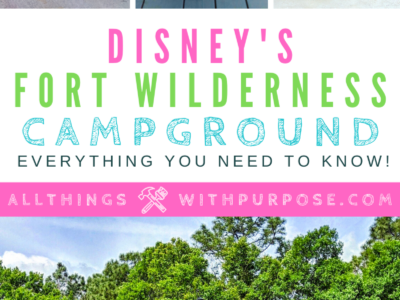 Review of Disney's Fort Wilderness Campground All Things with Purpose Sarah Lemp 2