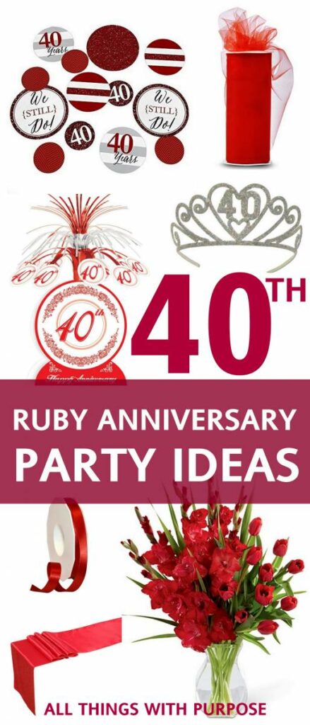 40TH RUBY ANNIVERSARY