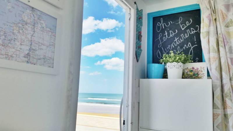 waterfront camping with the ocean out your front door!