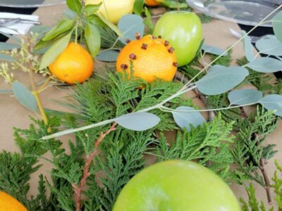 A Simple, Festive Christmas Table for a Large Group All Things with Purpose Sarah Lemp 10