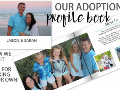 Our Adoption Profile Book and Video All Things with Purpose Sarah Lemp