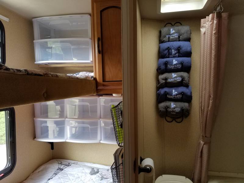 Modern Travel Trailer Remodel 41