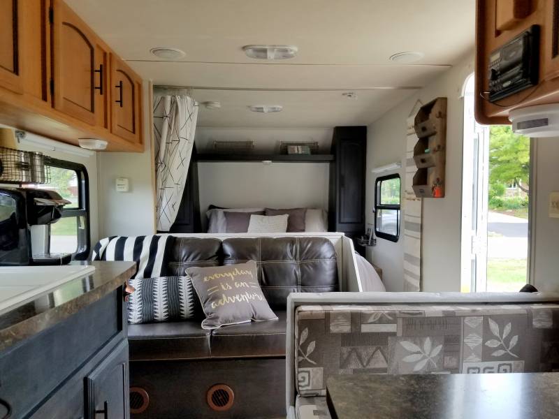 Modern Travel Trailer Remodel 14