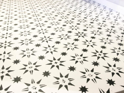 Stenciled Floor