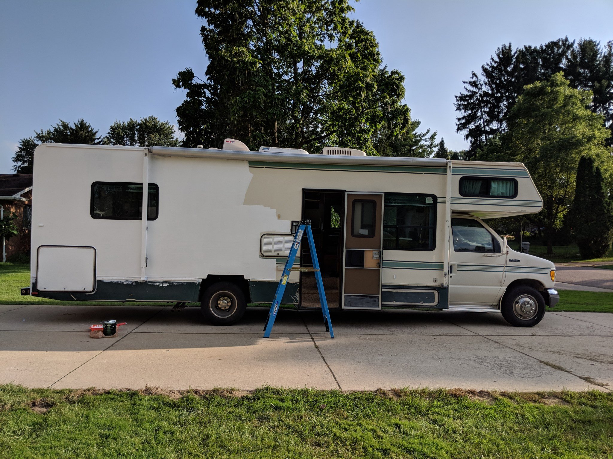 How To Paint The Exterior Of A Camping Trailer Or Rv