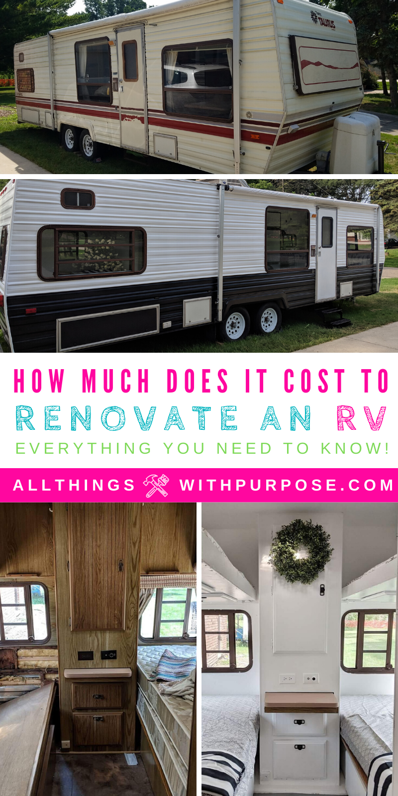 Cost Breakdown For Renovating An Outdated Camper Or Rv