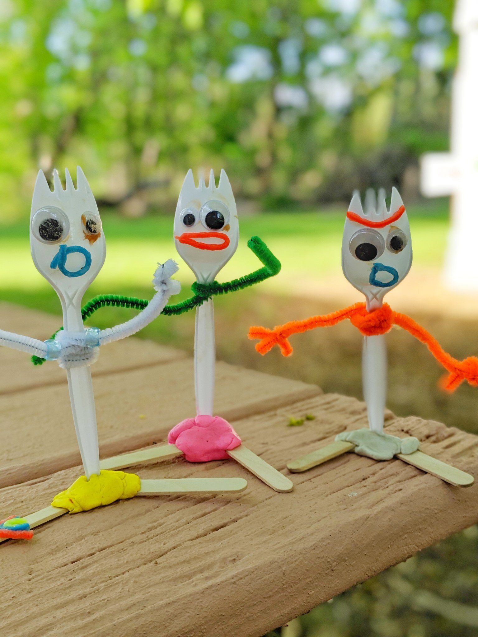 Make a Forky Craft from Disney Pixar's Toy Story 4