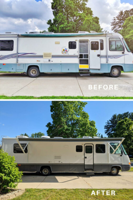 Painting the Exterior of an RV All Things with Purpose Sarah Lemp 2