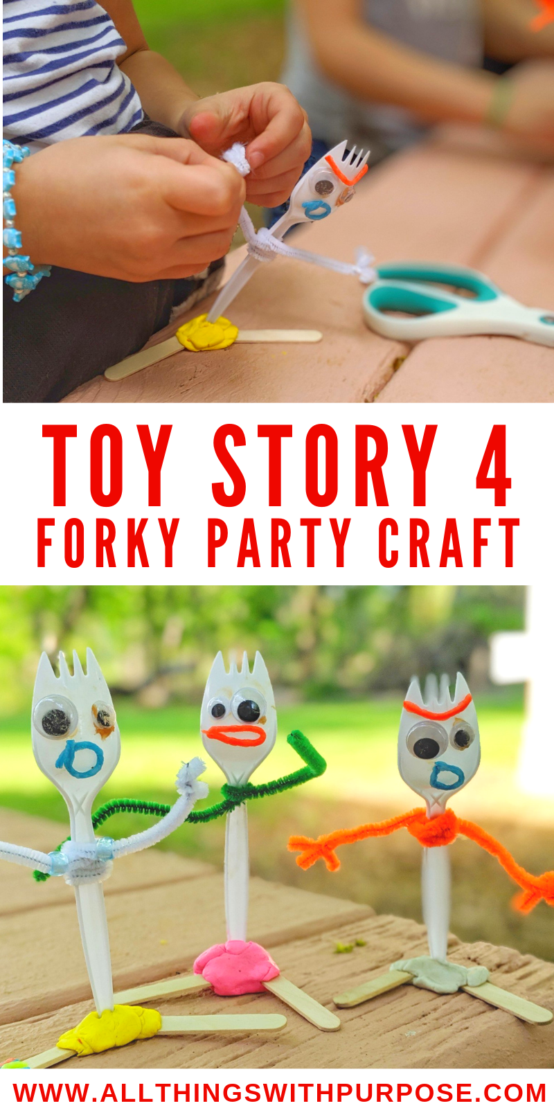 DIY Toy Story 4 Forky  Toy story crafts, Toy story party