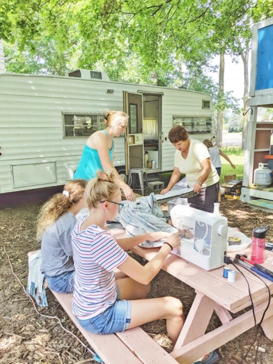 RV Cushion Covers Easy NoSew Options