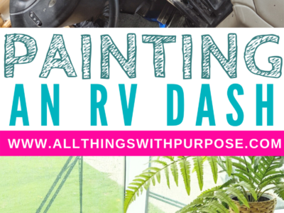 RV Problem Solving: Painting the Dash All Things with Purpose Sarah Lemp