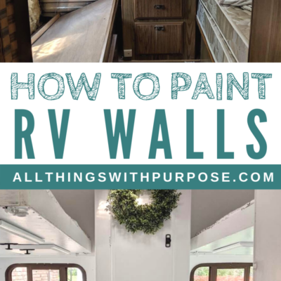 How to Paint the Interior Walls of an Old RV All Things with Purpose Sarah Lemp 3