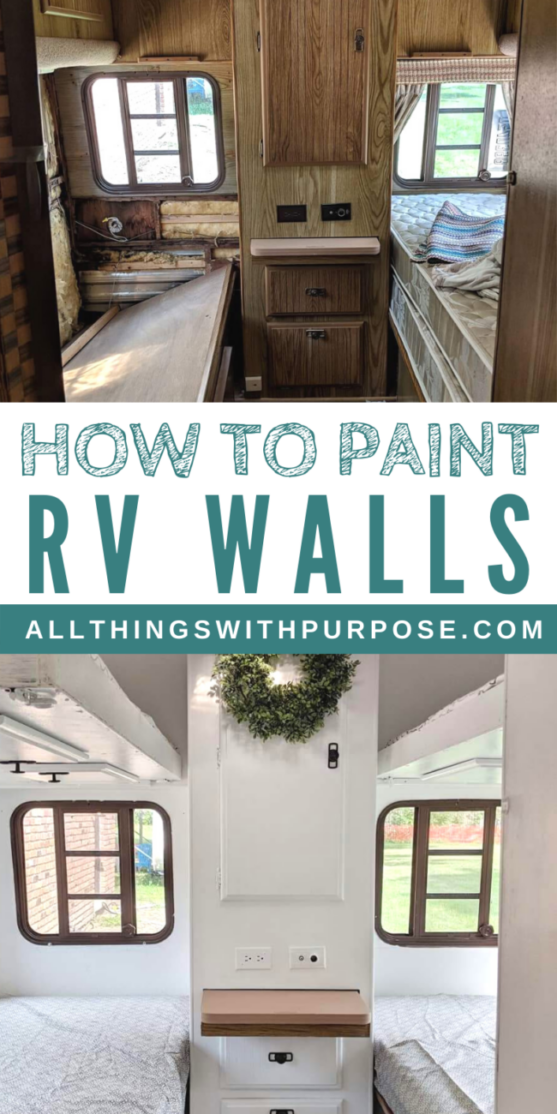 How to Paint the Interior Walls of an Old RV All Things with Purpose Sarah Lemp 3