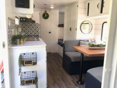 SOLD: Renovated 25' Fleetwood Mallard Camper for Sale All Things with Purpose Sarah Lemp 9