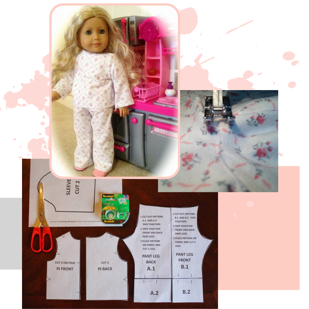 American Girl Doll Free Download Pajamas Pattern