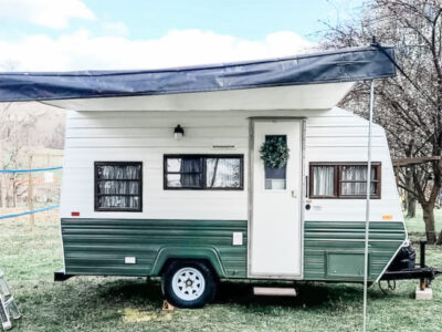 This Tiny Vintage Trailer was Transformed Into an Adorable Home on Wheels All Things with Purpose Sarah Lemp 35