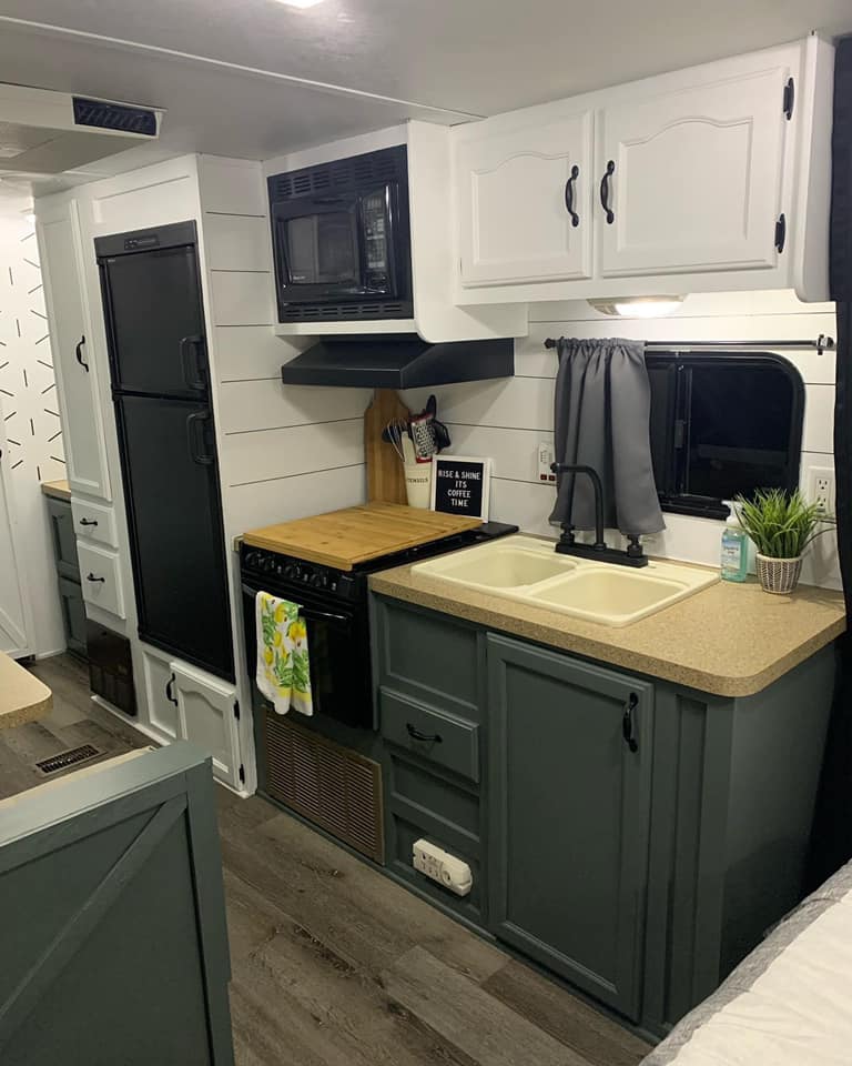 You Have to See This $800 Cherokee Lite Travel Trailer Transformation All Things with Purpose Sarah Lemp 8