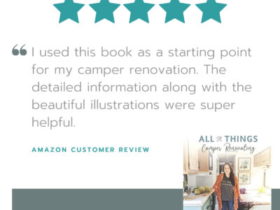 Summer Sale: Get My All Things Camper Renovating eBook for $8.99! All Things with Purpose Sarah Lemp 2