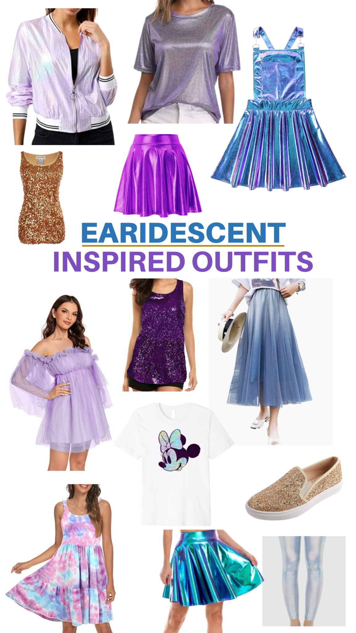 Walt Disney World 50th Anniversary Earidescent Themed Attire Found on Amazon All Things with Purpose Sarah Lemp 3