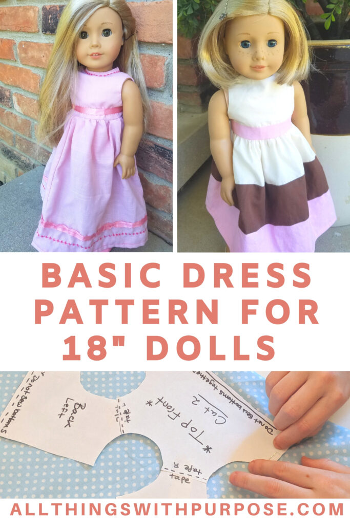 A great set of Barbie clothes sewing patterns for beginners: Sewing