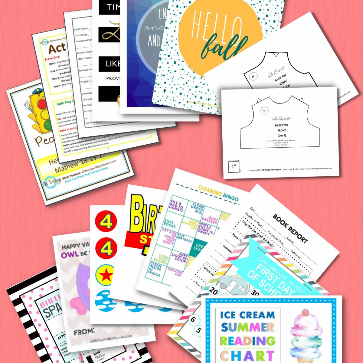 Printable Preschool Chore Charts