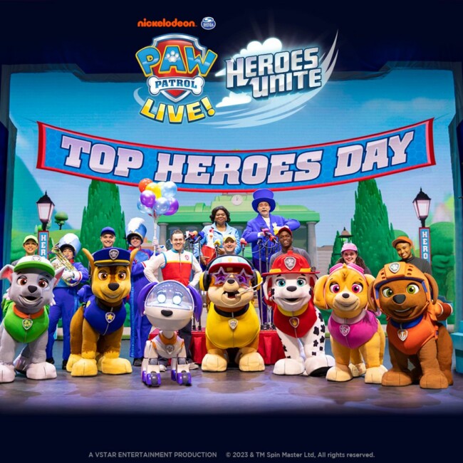 PAW Patrol Live! Heroes Unite  Show Details, Characters, & More!